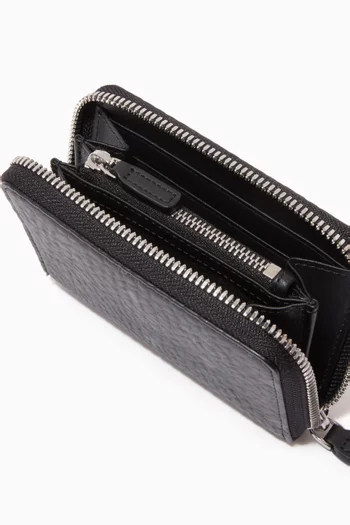 محفظة صغيرة بسحّاب ونقشة فيزيتوس