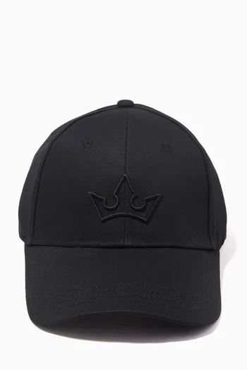 Nova Embroidered Baseball Cap in Cotton