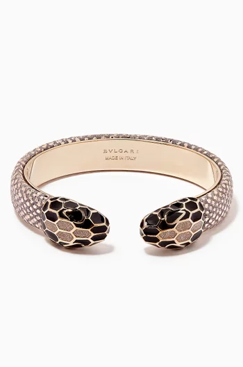 Serpenti Forever Bracelet in Karung Leather