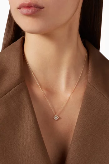 Venetian Quatrefoil® Diamond Necklace in 18kt Yellow Gold