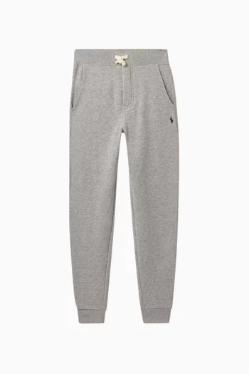 Cotton-Blend-Fleece Joggers