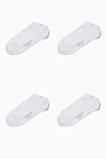 Low Socks in Cotton, Set of Two