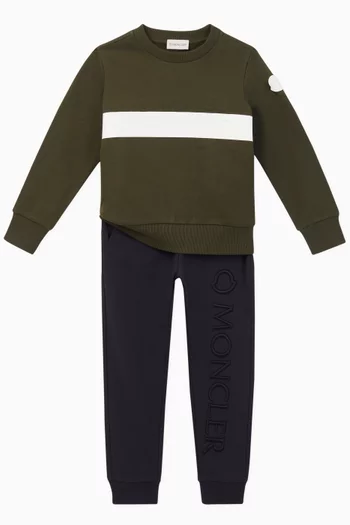 Striped Jersey Sweatshirt  