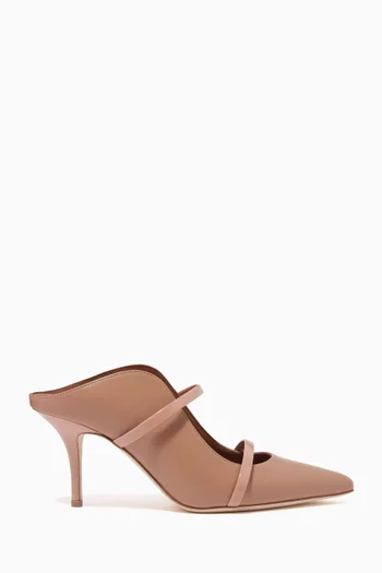 Maureen 70 Mules in Nappa Leather 