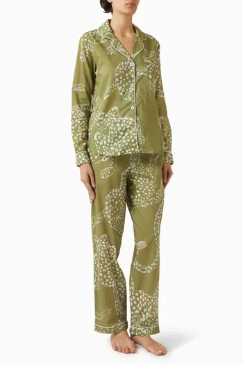 The Jag Long Pyjama Set in Cotton