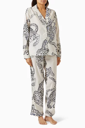 The Jag Long Cotton Pyjama Set     