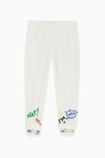 Graphic Velour Sweatpants   