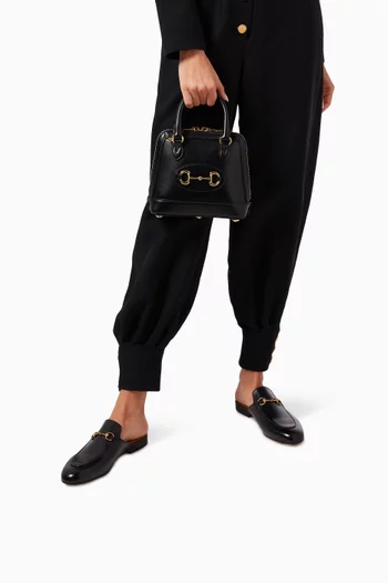 Princetown Slipper in Leather