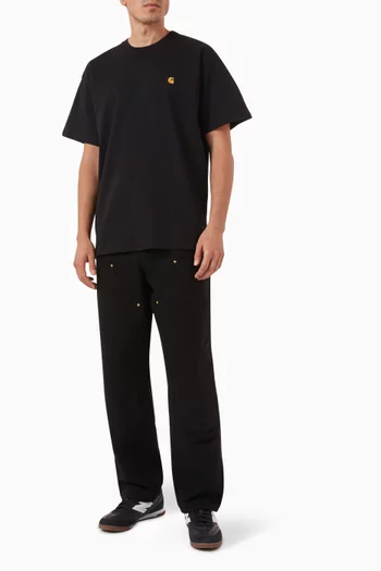 تي شيرت تشيس بشعار الماركة قطن