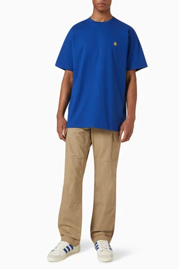 تي شيرت تشيس بشعار الماركة قطن