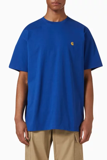 تي شيرت تشيس بشعار الماركة قطن