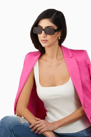 Kenny Rectangle Sunglasses in Acetate