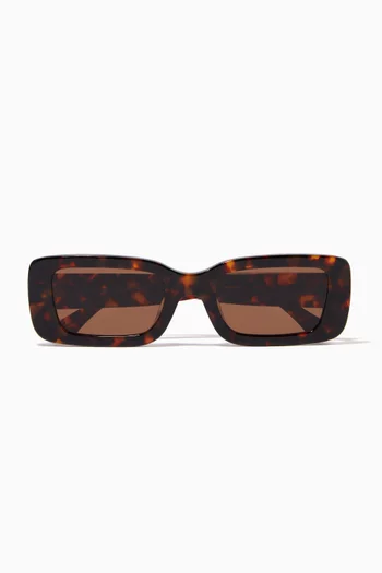 Kenny Rectangle Sunglasses in Acetate   