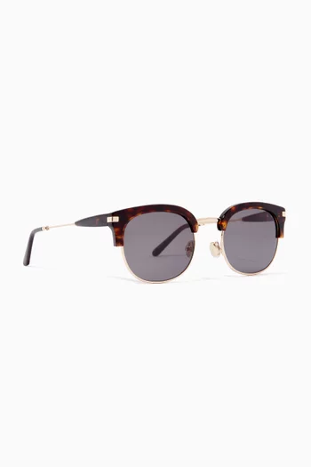 The Bellaire Sunglasses in Stainless Steel & Acetate  