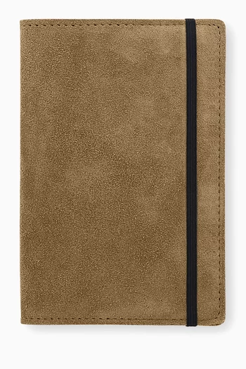 Small Notebook Cover in Suede