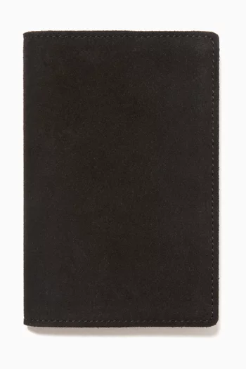 Small Notebook Cover in Suede Leather    