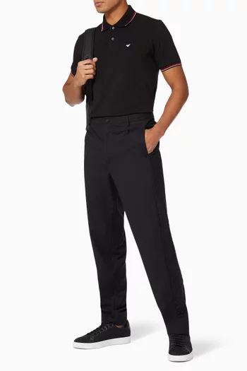 Essential Capsule EA Polo Shirt in Cotton Piquet