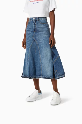 Oversized Sneakers in Leather 