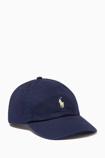 Baseball Cap in Cotton Chino   