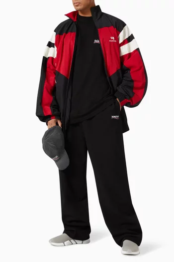 تي شيرت جيرسيه باهت بشعار الماركة بتصميم حملة انتخابية