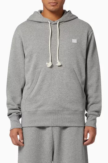 Ferris Face Hooded Sweatshirt in Organic Cotton Fleece    