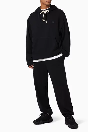 Fonbar Face Hooded Sweatshirt in Organic Cotton Jersey