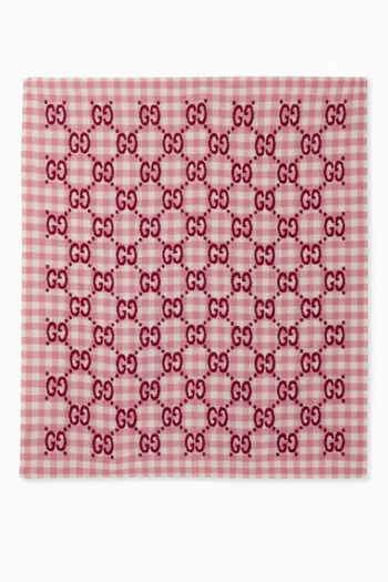 GG Blanket in Check Wool   