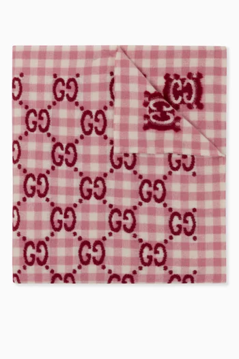 GG Blanket in Check Wool   