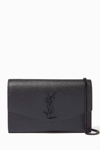 Uptown Card Case in Grained Leather    