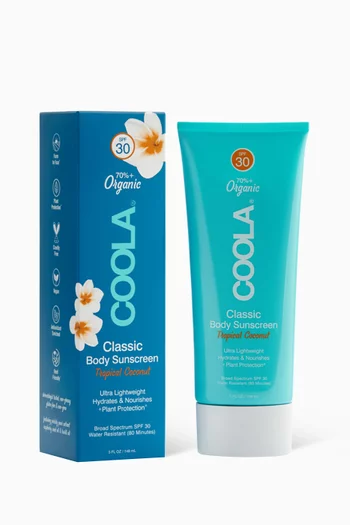 Tropical Coconut – Classic Body Organic Sunscreen Lotion SPF30, 148ml   