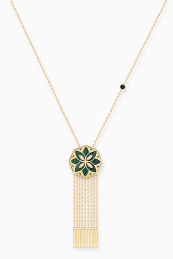 Ward Turath Dangling Pendant in 18kt Yellow Gold         