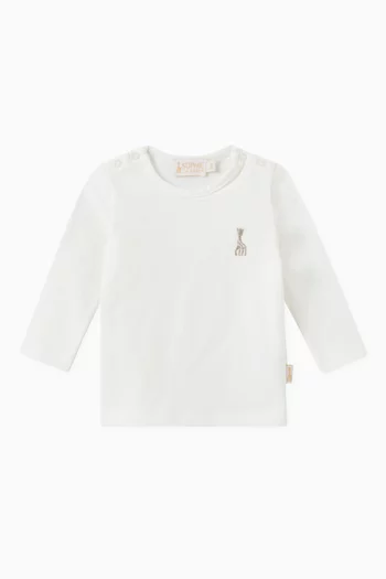 Long Sleeve T-shirt in Organic Cotton Jersey 