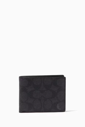Mens black coach wallet hot sale