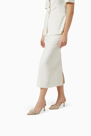 Maysale 70 Mules in Suede