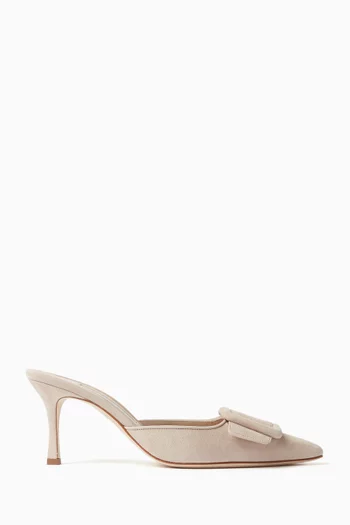 Maysale 70 Mules in Suede