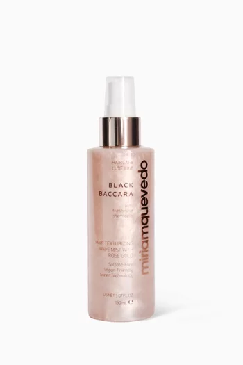 Black Baccara Hair Texturizing Wave Mist With Rose Gold, 150ml 