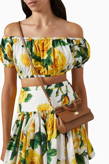 حقيبة ميس سيسيلي ايست ويست صغيرة جلد دوفين