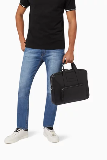EA Briefcase in Tumbled Leather   