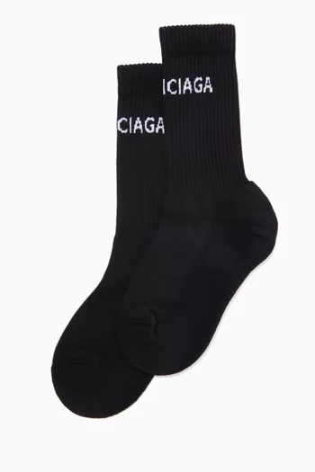 جوارب تنس بشعار الماركة نسيج إسفنجي