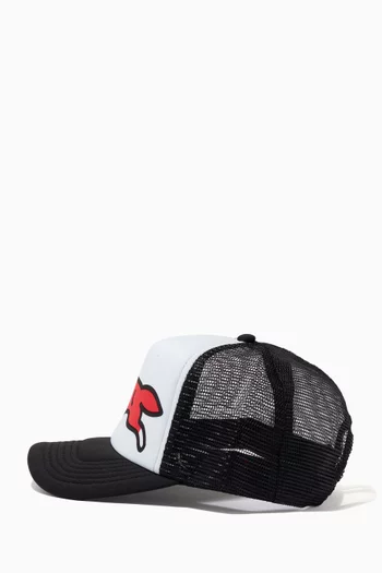 Running Dog Trucker Hat in Mesh