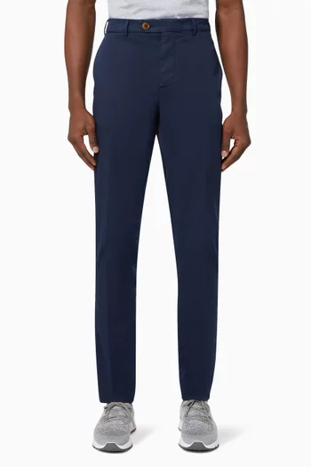 Garment-dyed Pants in Gabardine