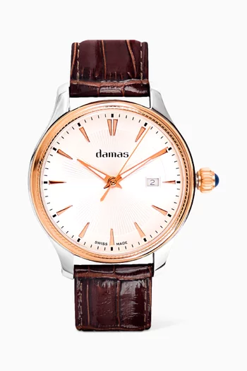Classic Watch in Leather 