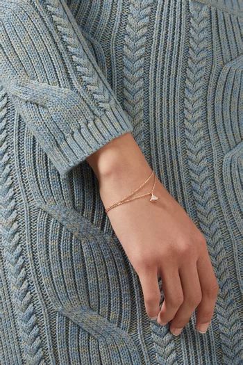 Divas' Dream Diamond Bracelet in 18kt Rose Gold    