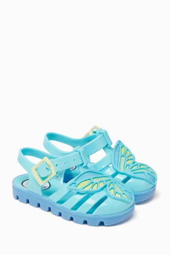 Butterfly Jelly Sandals in PVC