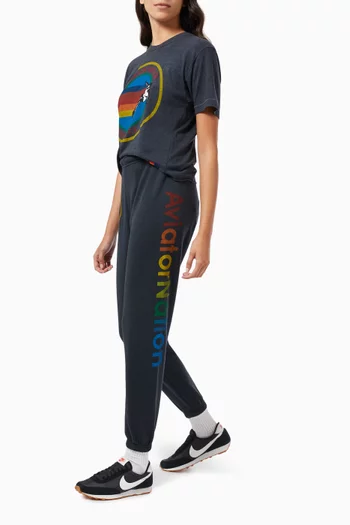 Aviator Nation Sweatpants in Cotton Jersey