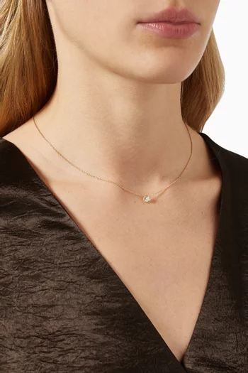 Salasil Diamond Necklace in 18kt Yellow Gold, Small