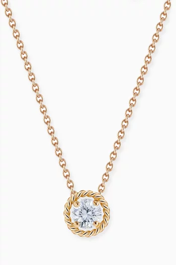 Salasil Diamond Necklace in 18kt Yellow Gold, Small