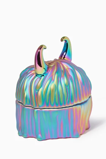 طقم أطباق وصندوق ديسكو ليندا بورسلين مطلي بالذهب عيار 24 من تشكيلة هاس بإصدار محدود