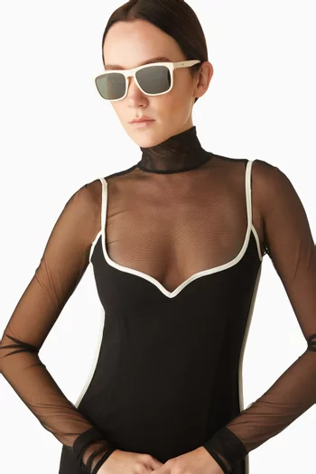 D-frame Sunglasses in Acetate