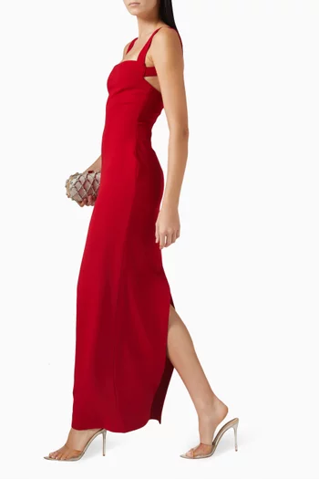 فستان جوني بظهر مكشوف كريب